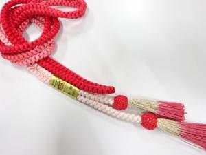 未使用品　正絹　手組帯締め